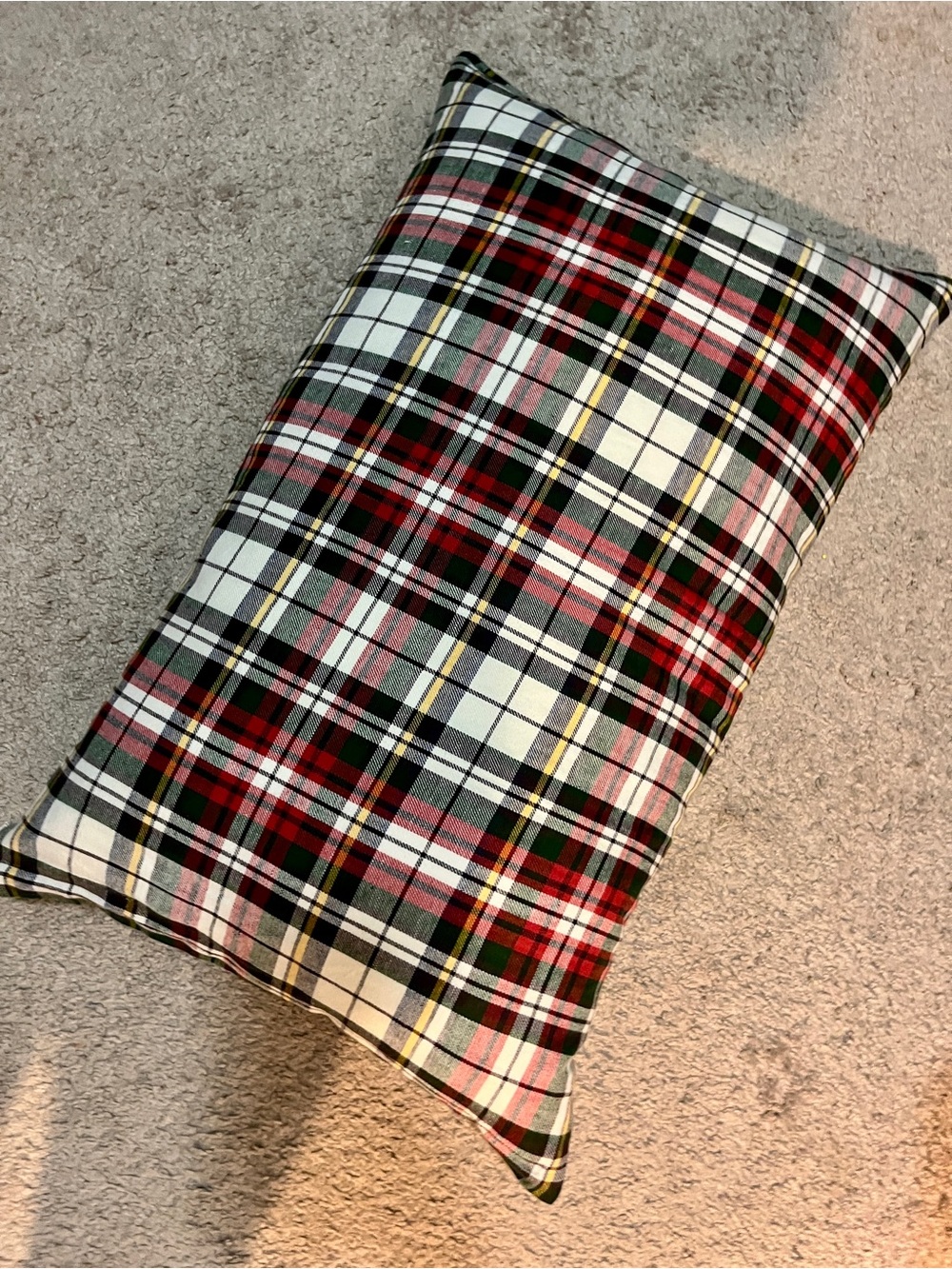 Pottery Barn Denver Plaid Lumbar 26x16”Pillow Sham Case Pillowcase Cotton Linen
